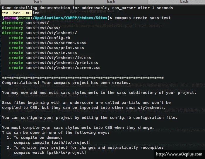 【Sass初级】开始使用Sass和Compass